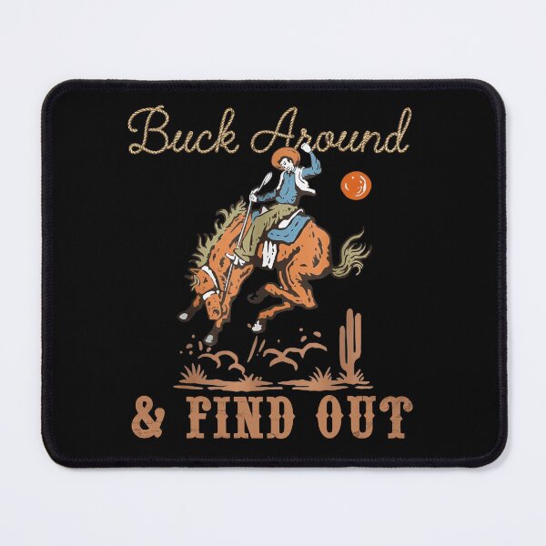 Item preview, Retro Cowboy Buck Around Shirt designed and sold by LarryMBrown.