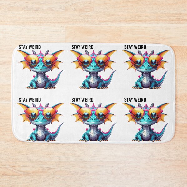 Item preview, stay weird, adorable baby dragon with sunglasses,quotes designed and sold by nicnacc.