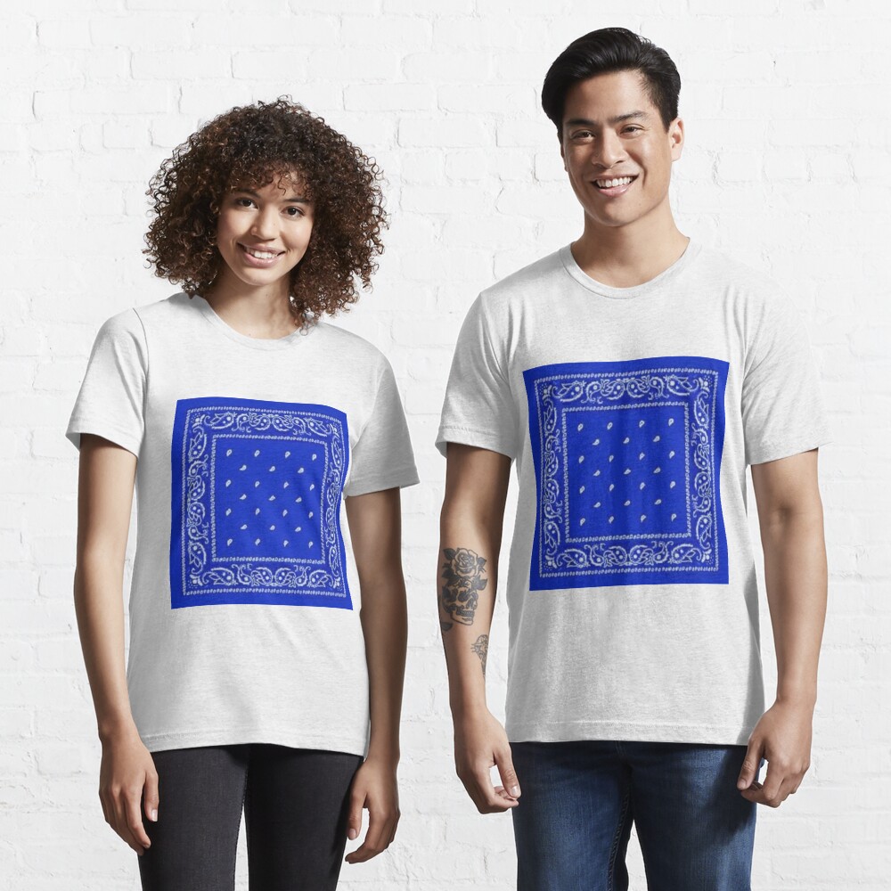 Blue Bandana Essential T-Shirt for Sale by ariahgraphics