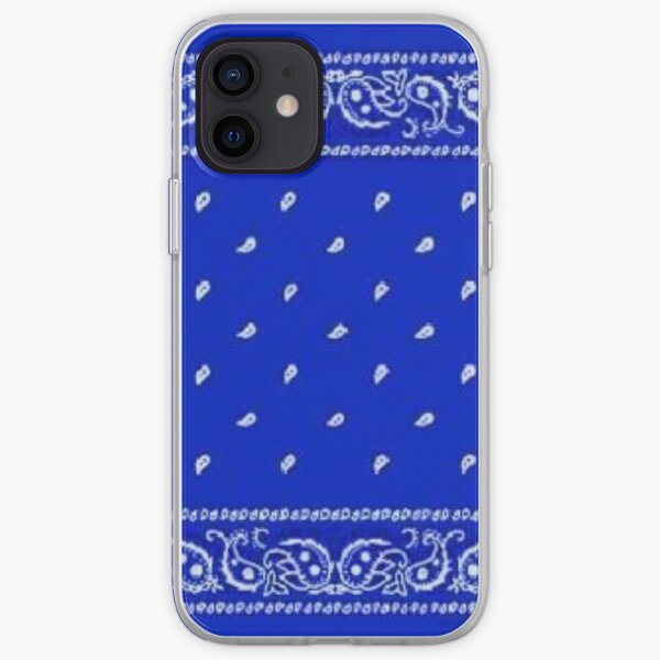 Blue Bandana iPhone Soft Case