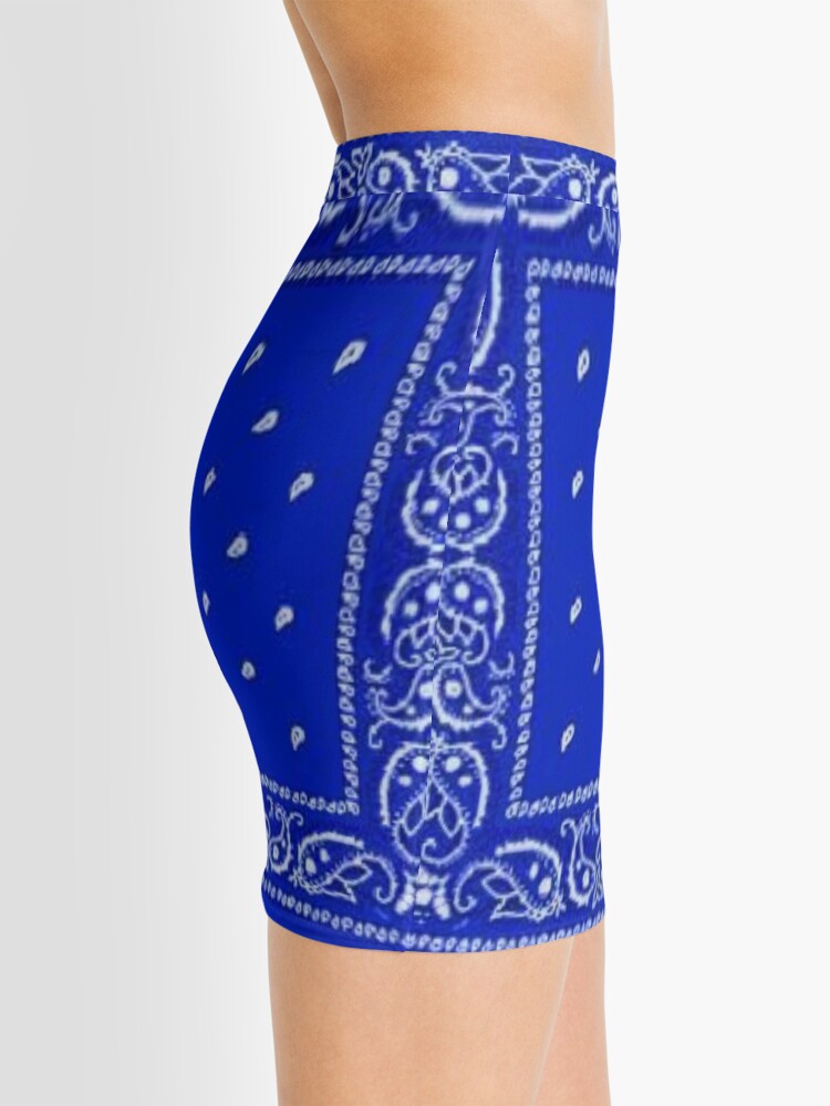 Alternate view of Blue Bandana Mini Skirt