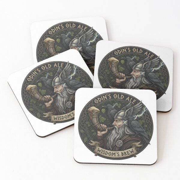 Item preview, Odin’s Old Ale – Wisdom’s Brew Norse Mythology Beer Design designed and sold by Imaginationbeyond.