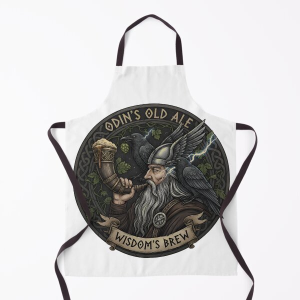 Item preview, Odin’s Old Ale – Wisdom’s Brew Norse Mythology Beer Design designed and sold by Imaginationbeyond.