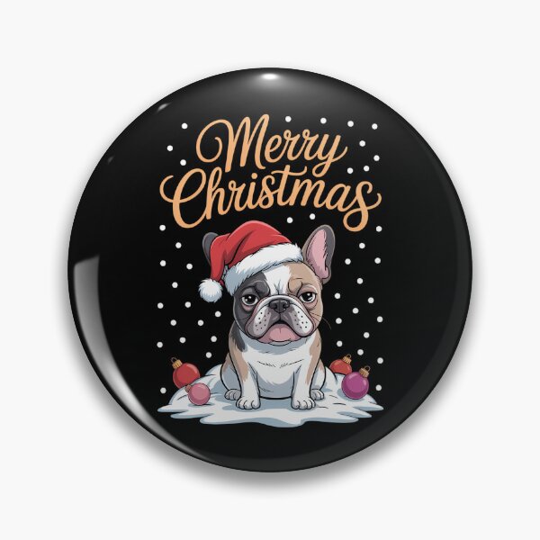 Item preview, Santa Xmas Frenchie Merry Christmas French Bulldog Puppy designed and sold by Bandikonsalez.