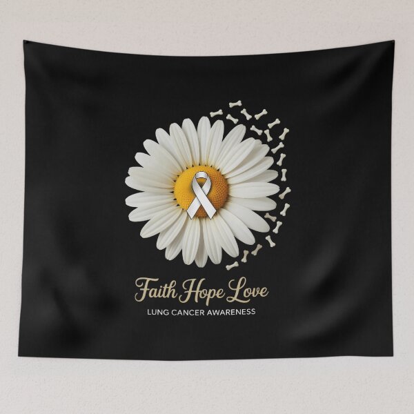 Item preview, Faith Hope Love Lung Cancer Awareness designed and sold by VENOM0RIOT.