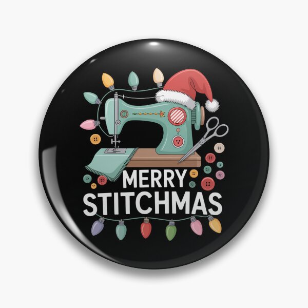 Item preview, Sewing Christmas Xmas Quilting Merry Stitchmas designed and sold by Bandikonsalez.