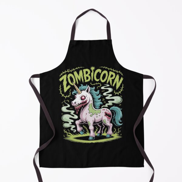 Item preview, Zombie Unicorn Halloween Zombicorn Creature  designed and sold by HuValverdeArt.
