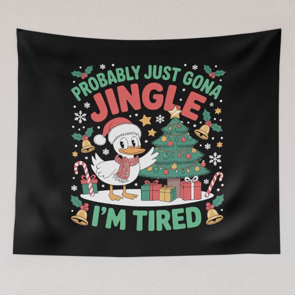 Item preview, Probably Just Gonna Jingle Some of The Way I'm Tired Goose Christmas designed and sold by Bandikonsalez.