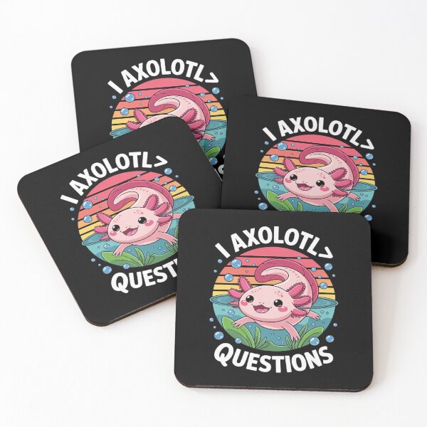 Item preview, I Axolotl Questions Adults Youth Kids Girls  designed and sold by lilLilaBatArt.