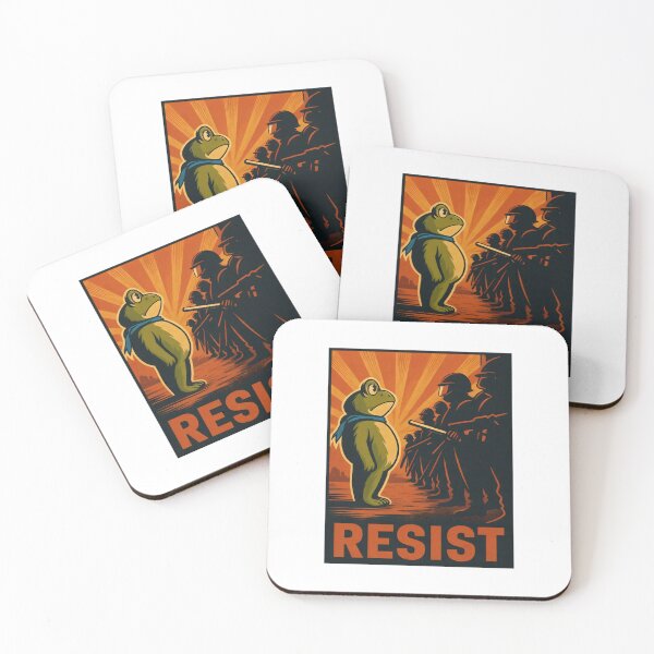 Item preview, Frog Resist Portland Frog Protest - Portland Frog Activist Pullover Hoodie designed and sold by MaudWebe.