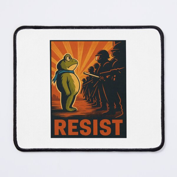 Item preview, Frog Resist Portland Frog Protest - Portland Frog Activist Pullover Hoodie designed and sold by MaudWebe.