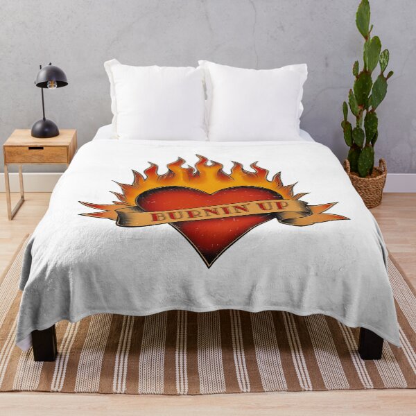 Item preview, Retro Burnin up Flames and Heart designed and sold by PetsArt.