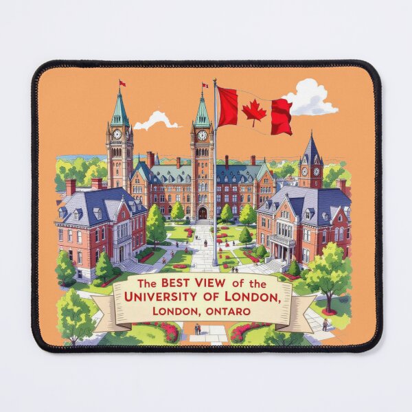 Item preview,  3D Cute & Funny Campus with Canadian Flag  designed and sold by PaintMeWorld.