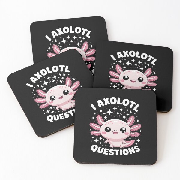 Item preview, I Axolotl Questions Cute Kawaii Axolotl Toddler Kids  designed and sold by lilLilaBatArt.