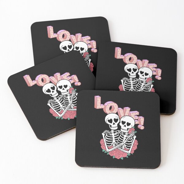 Item preview, Love That Never Dies , Gothic Skeleton Couple designed and sold by StillOdd.