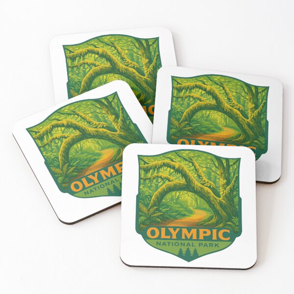 Item preview, Olympic National Park Retro Sticker designed and sold by Ismeal Von.