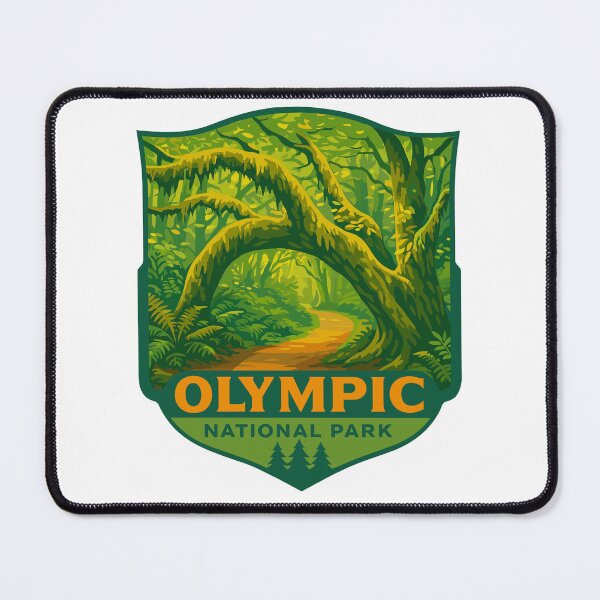 Item preview, Olympic National Park Retro Sticker designed and sold by Ismeal Von.