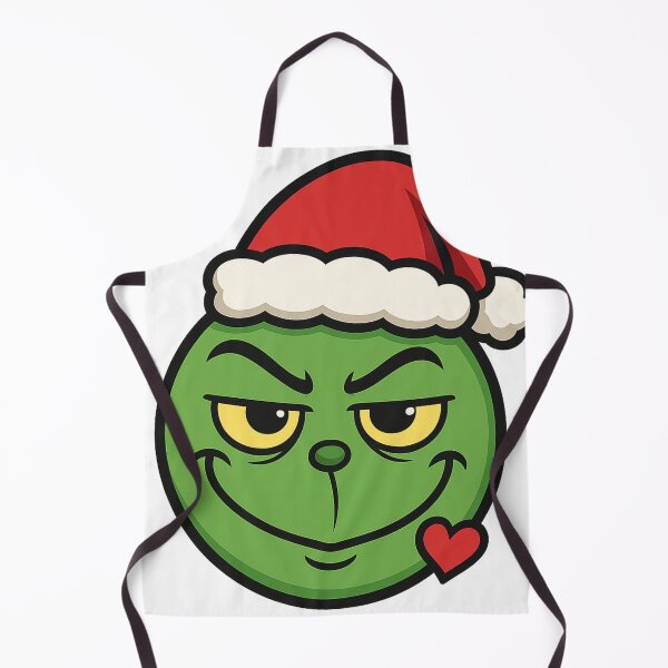 Item preview, Christmas Grinch smiley – Cheeky, charming and full of festive cheer designed and sold by Eric Nagel.