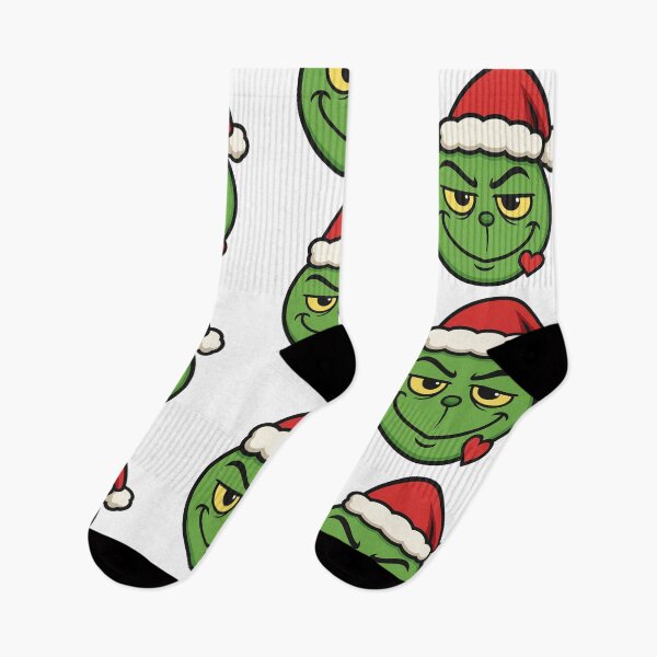 Item preview, Christmas Grinch smiley – Cheeky, charming and full of festive cheer designed and sold by Eric Nagel.