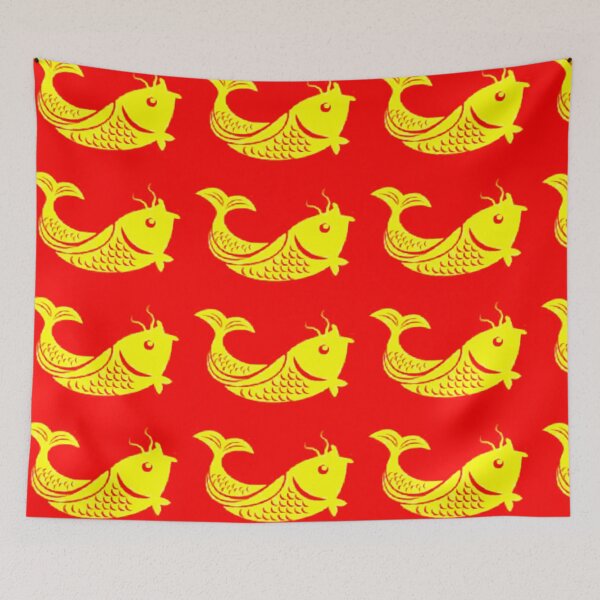 Item preview, Chinese Golden Fish Pattern  designed and sold by 3triadstore.
