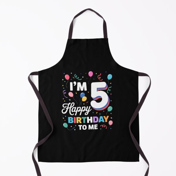 Item preview, Five 5th Birthday Happy Birthday Boys Girls 5 Years Old designed and sold by ValerieRodrigue.