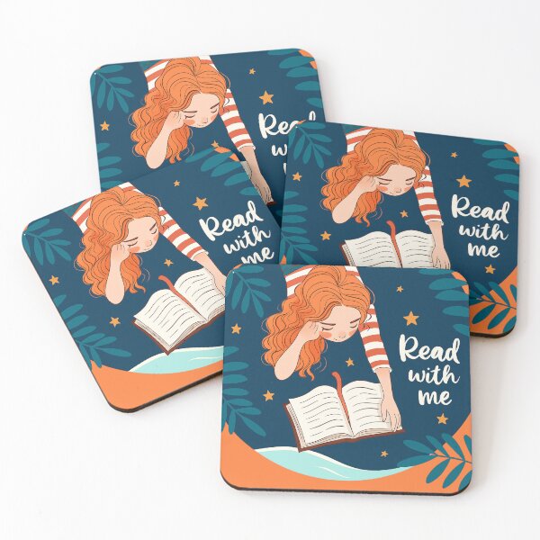 Item preview, Read With Me Whimsical Book Lover Cozy Night Art designed and sold by anandsiva2703.