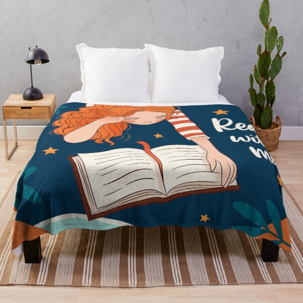 Item preview, Read With Me Whimsical Book Lover Cozy Night Art designed and sold by anandsiva2703.