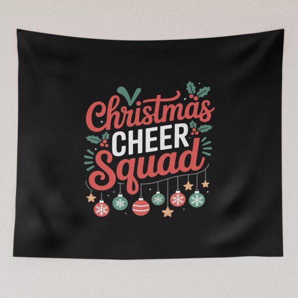 Artikelvorschau, Weihnachts-Cheerleading-Team für Sportbegeisterte entworfen und verkauft von petrichorsworld.