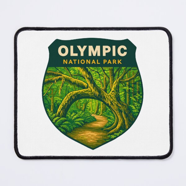 Item preview, Olympic National Park Retro Sticker designed and sold by Ismeal Von.