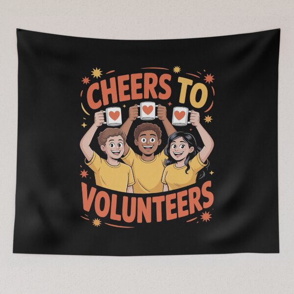 Item preview, Cheers to Volunteers Coffee Squad designed and sold by petrichorsworld.