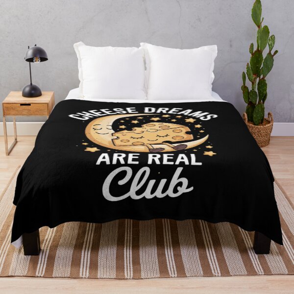 Item preview, Cheese Dreams Are Real Club Funny designed and sold by petrichorsworld.