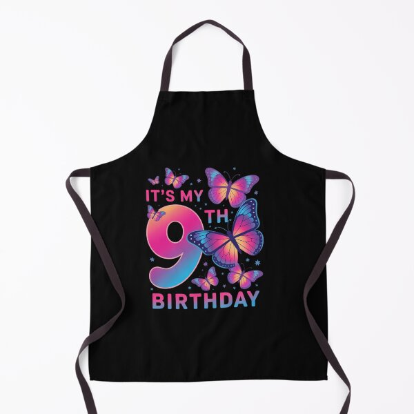Item preview, Birthday Girl 9 Year Old, Butterfly designed and sold by ValerieRodrigue.