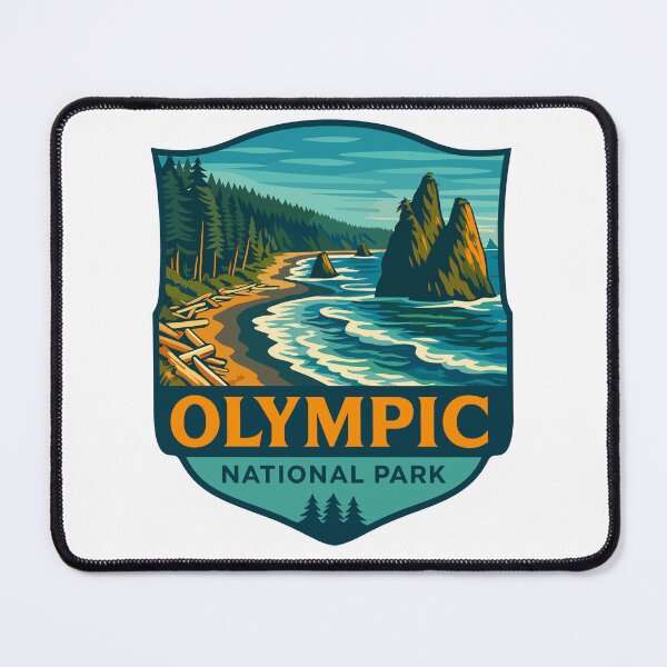 Item preview, Olympic National Park Retro Sticker designed and sold by Ismeal Von.