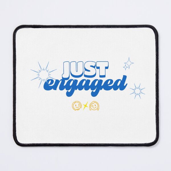 Item preview, Just Engaged – Romantic Celebration Design for Newly Engaged Couples designed and sold by Ani-24.