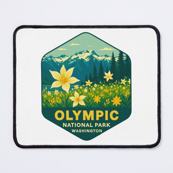 Item preview, Olympic National Park Retro Sticker designed and sold by Ismeal Von.