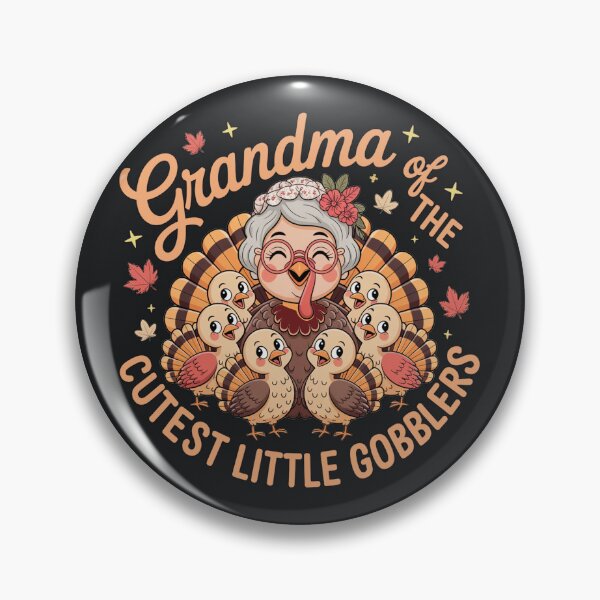 Item preview, Thanksgiving Grandma of the Cutest Little Gobblers Turkey designed and sold by tamdevo1.