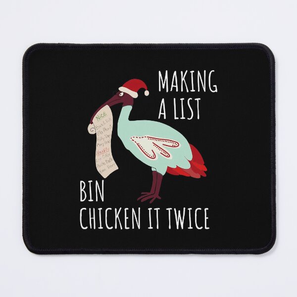 Item preview, Bin Chicken Christmas designed and sold by jimfarrepo.