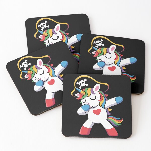Item preview, Halloween Dabbing Cute Pirate Unicorn Apparel Kids Girls  designed and sold by MonsterBuddiess.
