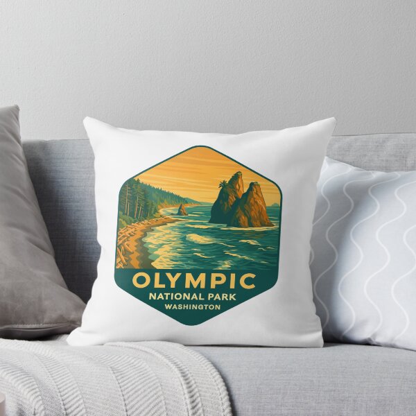 Item preview, Olympic National Park Retro Sticker designed and sold by Ismeal Von.