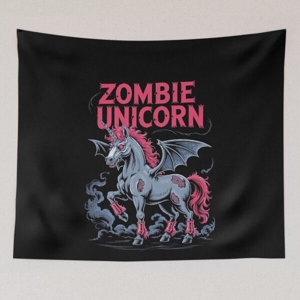 Item preview, Halloween Horror Spooky Costume Unicorn Zombie  designed and sold by MonsterBuddiess.