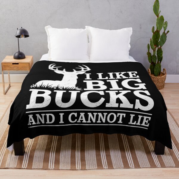Item preview, I Like Big Bucks and I Cannot Lie Deer Hunting designed and sold by ValerieRodrigue.