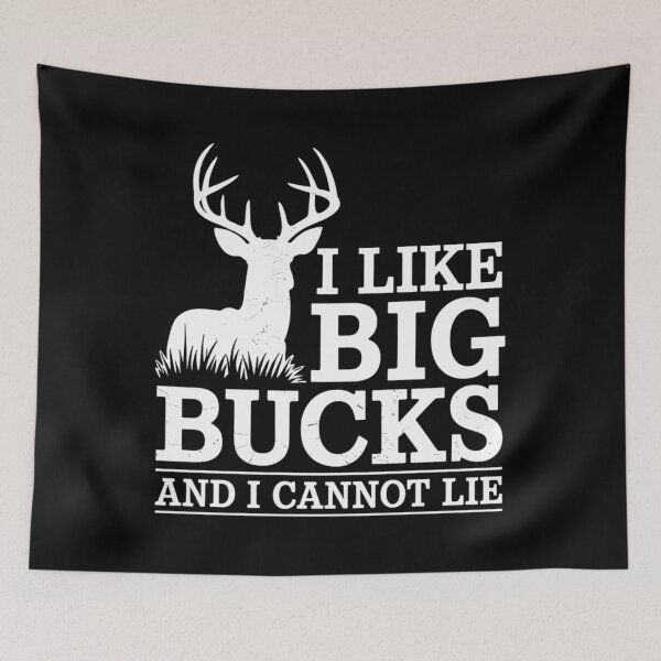 Item preview, I Like Big Bucks and I Cannot Lie Deer Hunting designed and sold by ValerieRodrigue.