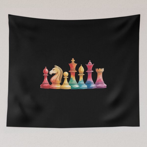 Item preview, Chess Colorful designed and sold by petrichorsworld.