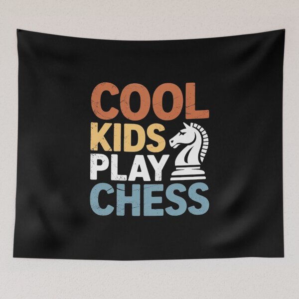 Item preview, Chess Cool Kids Play Chess designed and sold by petrichorsworld.