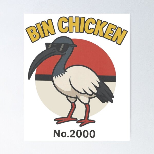 Item preview, Funny Bin Chicken designed and sold by jimfarrepo.