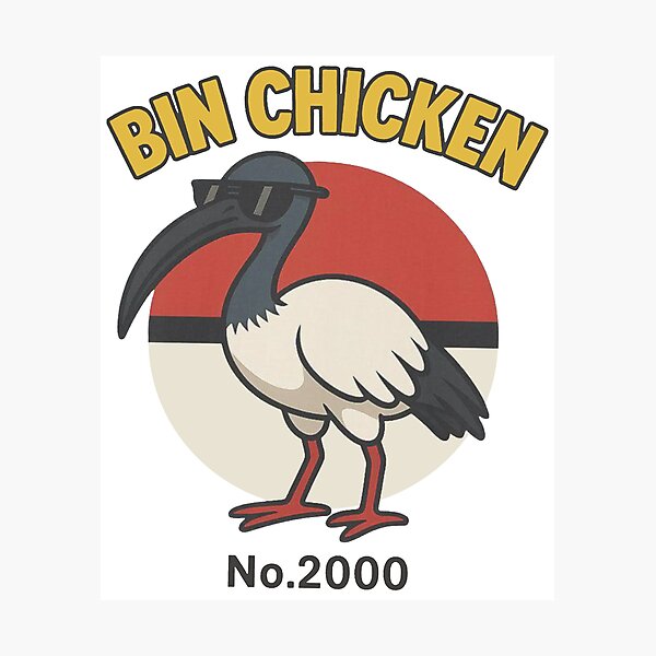 Item preview, Funny Bin Chicken designed and sold by jimfarrepo.