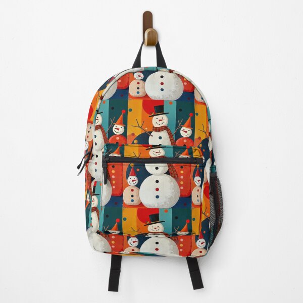 Item preview, Seventies Style Snowmen Retro Modern Christmas Design designed and sold by taiche.