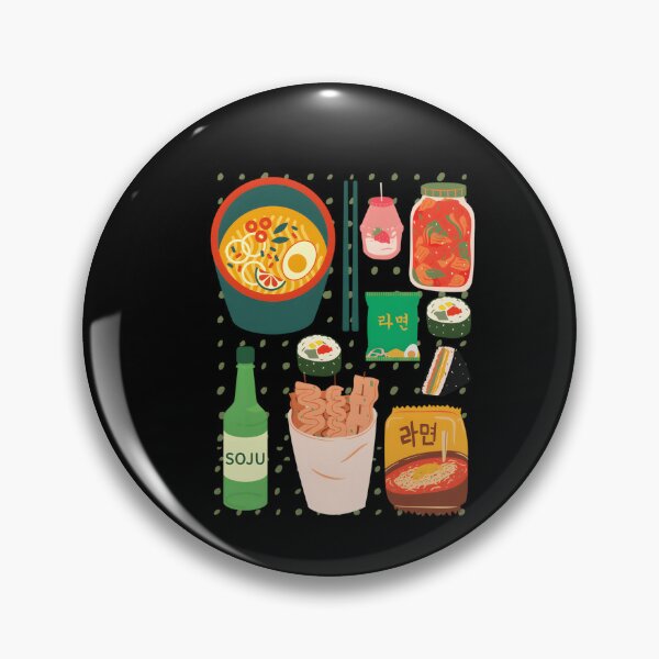 Item preview, Korean Food Set — Soju, Kimchi, Kimbap designed and sold by GeraldineRu.