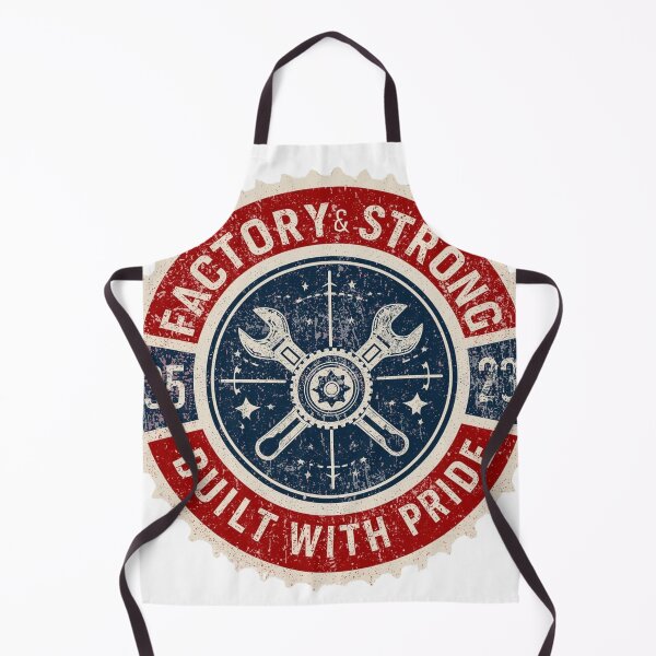 Item preview, Blue Collar Gift for Dad | Union Strong Factory Worker | Vintage Built With Pride designed and sold by LoliDesignShop.