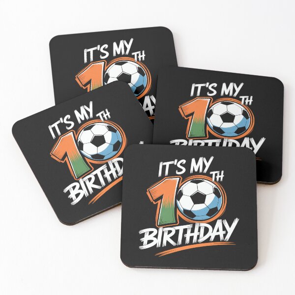 Item preview, It's my 10th Birthday Party Soccer 10 Years Old designed and sold by ValerieRodrigue.